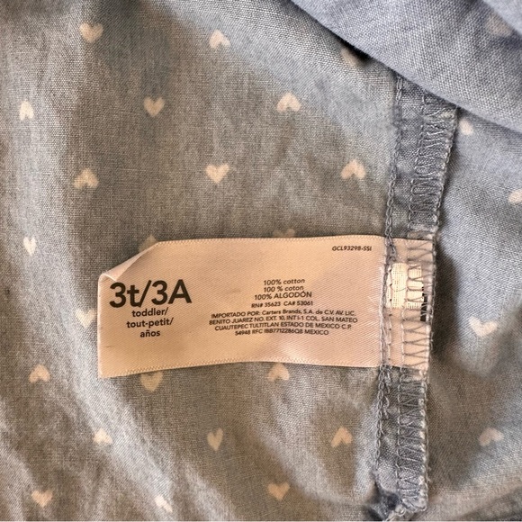 EUC Carters Denim Dress - Picture 3 of 4